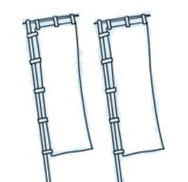 取り扱いが簡単なのぼり